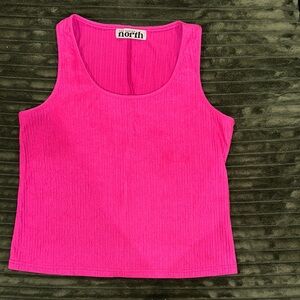 Hot pink tank top